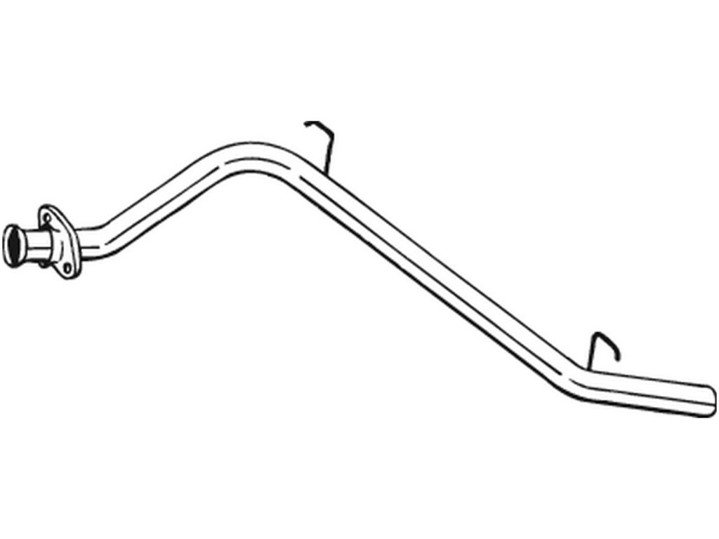 Exhaust Pipe, See accessories list for additionally required parts:  
