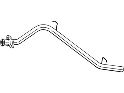 Exhaust Pipe, See accessories list for additionally required parts:  