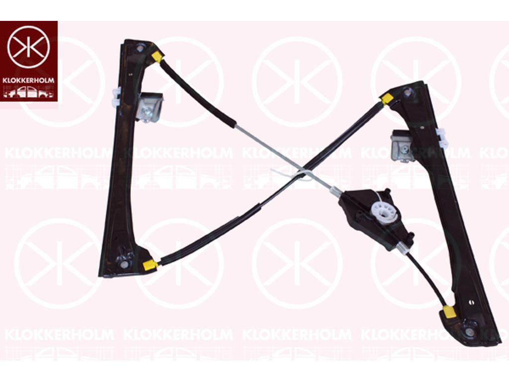 Fönsterhiss, 4-drs, OE-type, utan elmotor, elektrisk, till höger fram