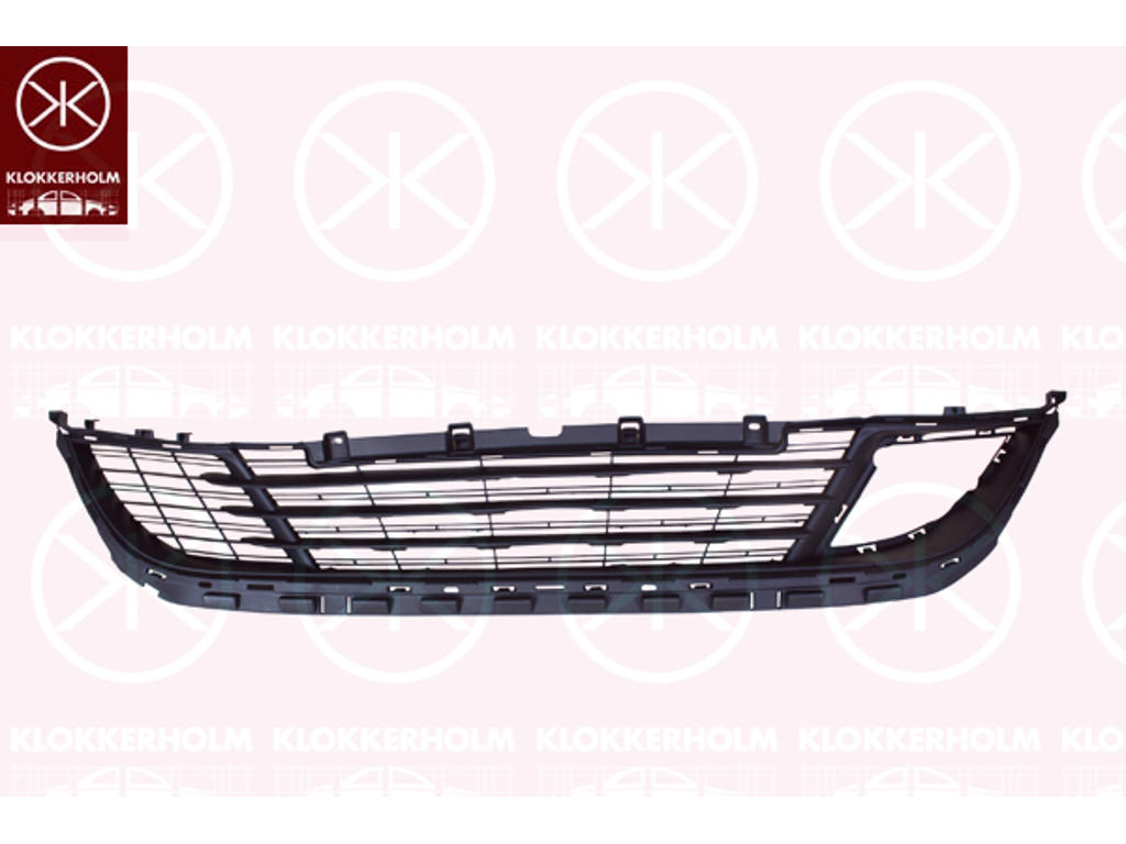 Grille de radiateur, gris foncé, Partie inférieure, Ligne/variante déquipement du véhicule: ALLURE