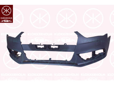 Bumper, w/primer, Front, with hole(s) for washer nozzle
