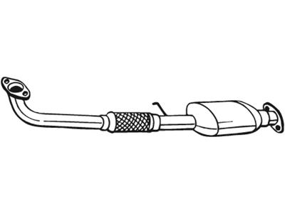 Catalytic Converter, with mounting parts, Emission Standard: Euro 3