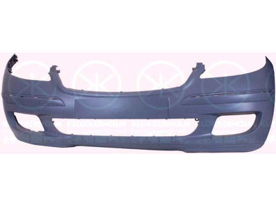 Bumper, w/primer, Elegance, Avantgarde, Front, with hole(s) for fog lights