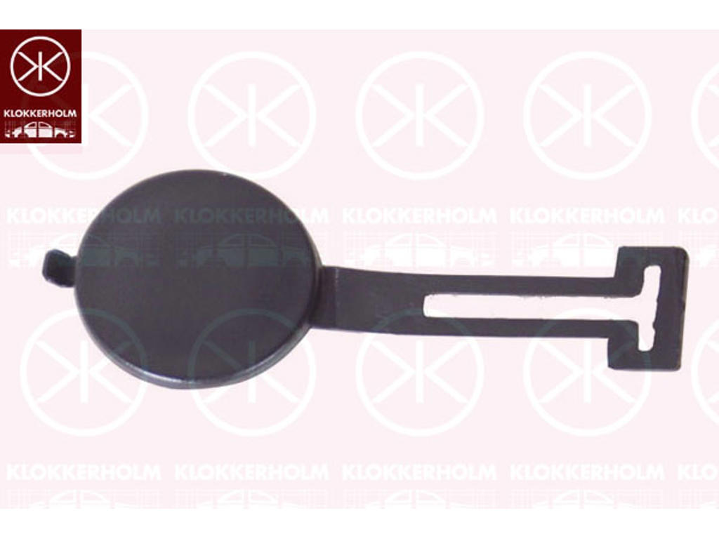 Flap, tow hook, w/primer, Front, not for vehicle equipment line/variant: VTR,XTR