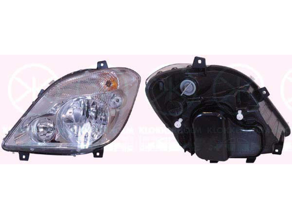 Headlight, H7/H7, for vehicles with headlight levelling, Hella, Right, Illuminance [lx]: 25