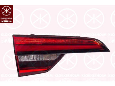 Kombinationsbackljus, Höger, innerdel, LED, med lamphållare, AL