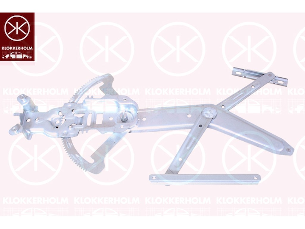 Window Regulator, 4-dr, without electric motor, Electric, Right Front