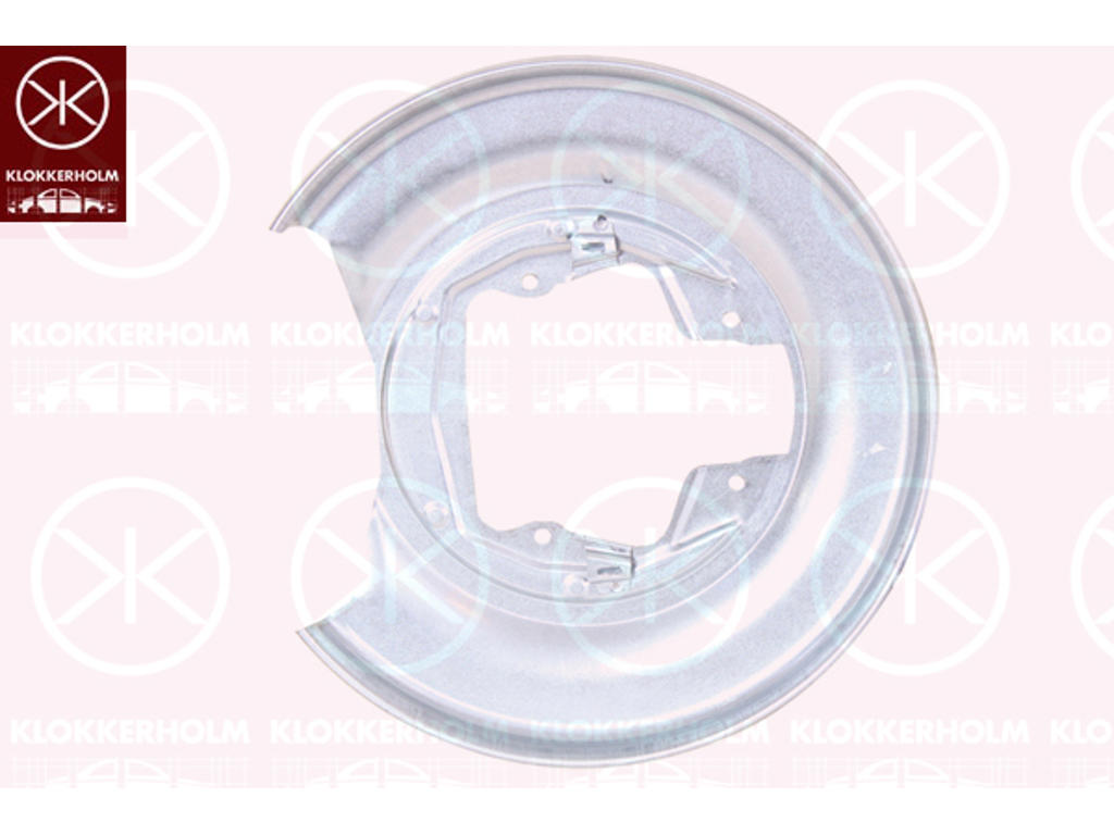 Bromssköld, Bakaxel, Diameter 1/diameter 2 [mm]: 310/130, förzinkad