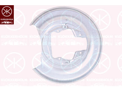 Bromssköld, Bakaxel, Diameter 1/diameter 2 [mm]: 310/130, förzinkad