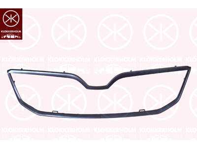 Ventilation Grille, bumper, Front, black