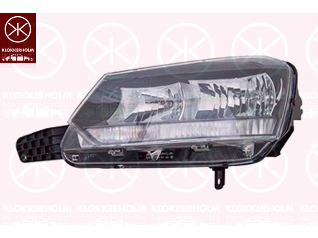 Fofényszóró, bal, Bi-Xenon, nappali fénnyel (LED), D3S/H7, LWR állítómotorral, Xenon vezérloegység nélkül, AL