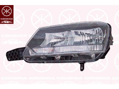 Headlight, Left, Bi-Xenon, with daytime running light (LED), D3S/H7, with motor for headlamp levelling, without control unit for Xenon, AL