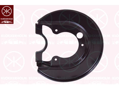Bromssköld, 4WD, Bakaxel höger, för bromsskivediameter [mm]: 239