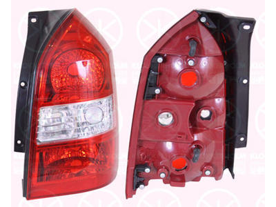 Tail Light Assembly, without bulb holder, Right