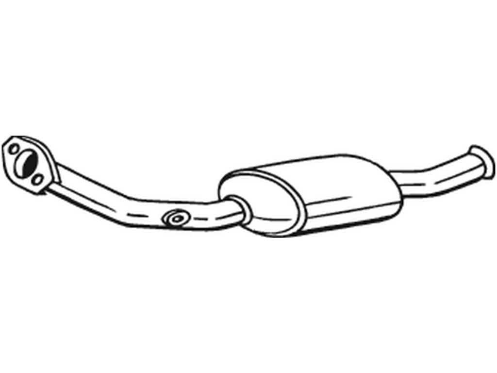 Catalytic Converter, with mounting parts, Emission Standard: Euro 1, Emission Standard: Euro 2