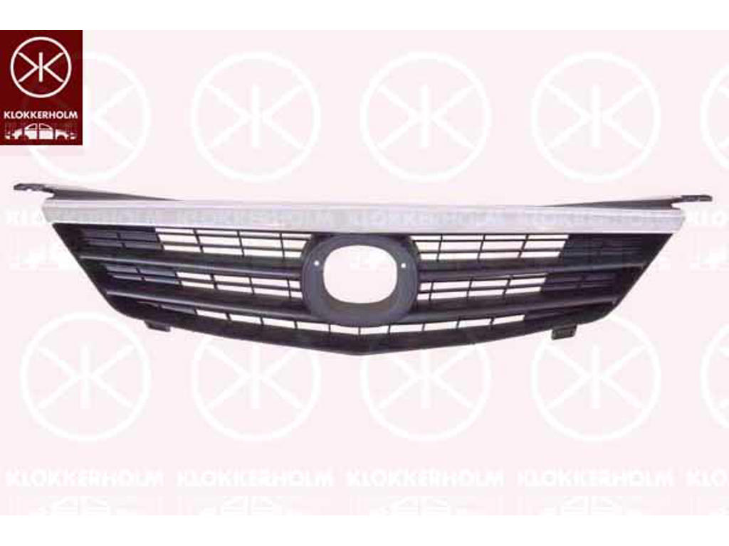 Radiator Grille, black, chrome/black