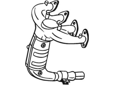 Catalytic Converter, with mounting parts, Emission Standard: Euro 3, Euro 4