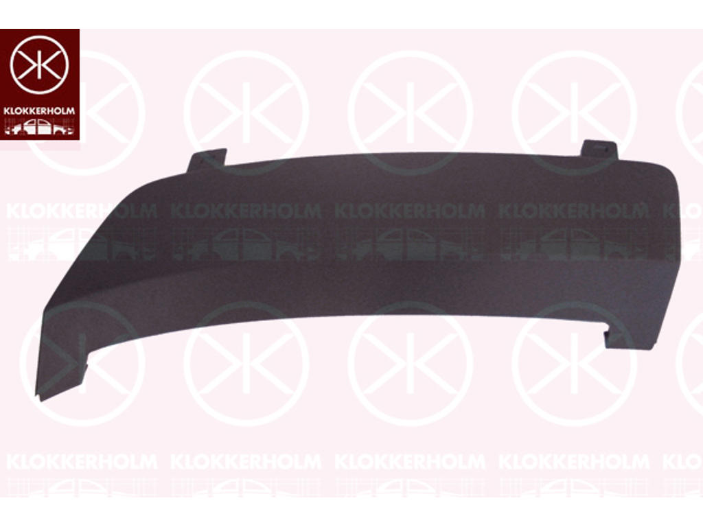 Flap, tow hook, Rear