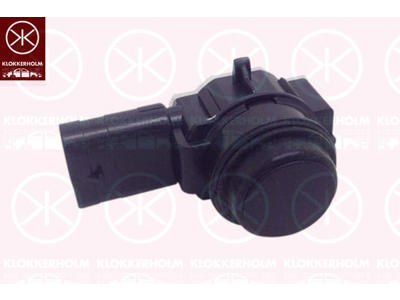 Sensor, parkeringshjälp, Bak, lackerbar, Antal stickkontakter: 3, ultraljudsensor