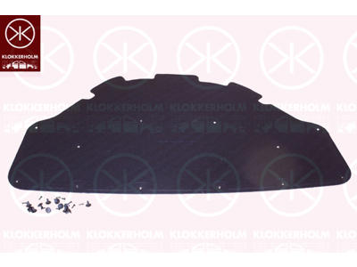 Изоляция моторного отделения, средняя часть, Сторона установки: Капот двигателя