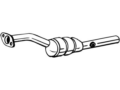 Catalytic Converter, with mounting parts, Euro 5