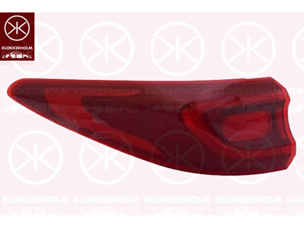 Kombinationsbackljus, Höger, ytterdel, med lamphållare