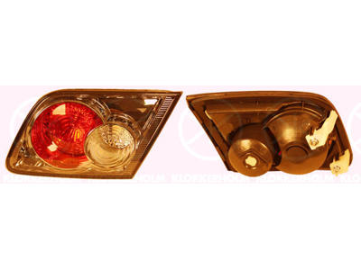 Tail Light Assembly, without bulb holder, Right, Inner Section, Housing Colour: chrome