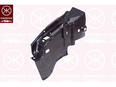 Binnenspatscherm, Links voor, Achterste deel, Deel compleet