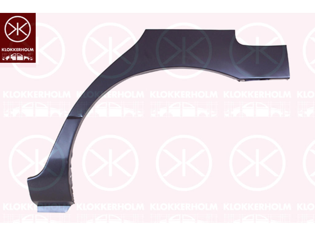 Quarter Panel, 4/5-drs, Wheel Arch Border, Repair Panel, Right Rear
