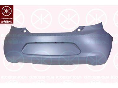 Stötfångare, m/grundlack, Bak