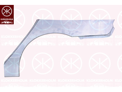 Sdovägg, hjulhuskant, 4-drs, vänster bak, Ekonomiplåt