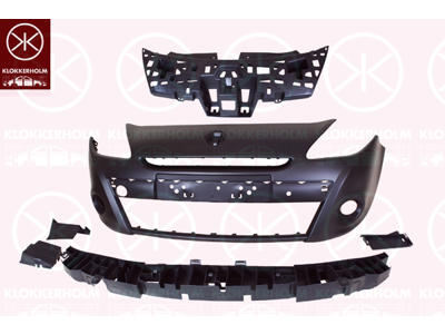 Bumper, Front, Rim Size [inch]: 15, w/primer, with hole(s) for fog lights, Full Body Section