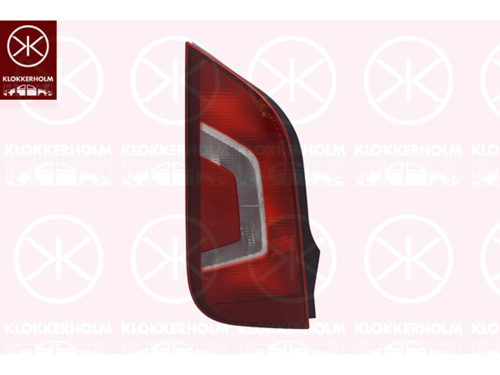 Tail Light Assembly, without bulb holder, Left