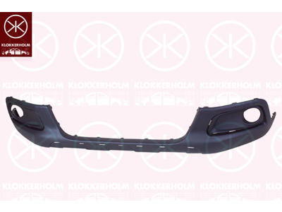 Bumper, Front, with holes for extensions, Lower Section, w/primer