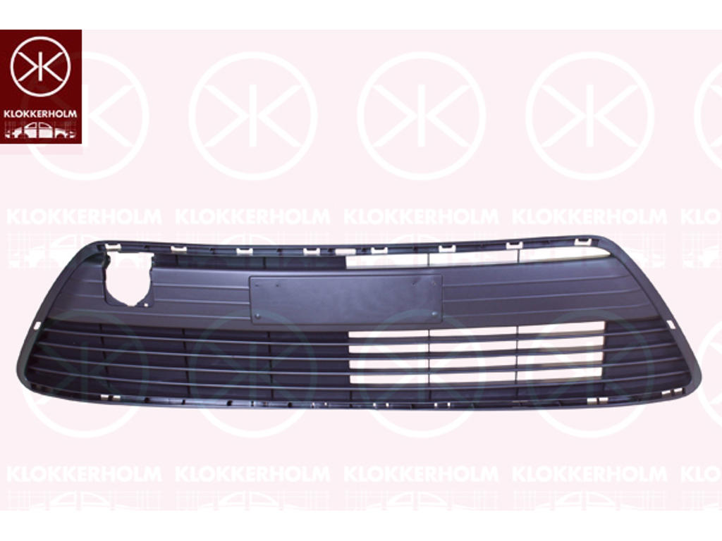 Radiateurgrille, voor voertuigen zonder dagrijverlichting (LED), zwart, Voertuiglijn/-variant: facelift