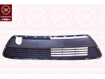 Radiator Grille, for vehicles without daytime running light (LED), black, Vehicle Equipment Line/Variant: facelift