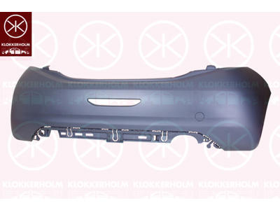 Bumper, w/primer, Rear, not for trim level: Sport