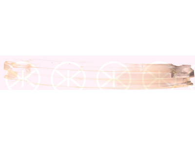 Support, bumper, Rear, Aluminium