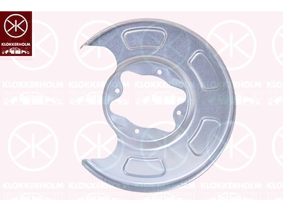 Bromssköld, Bakaxel vänster, för bromsskivediameter [mm]: 234, Diameter 1/diameter 2 [mm]: 255/80, förzinkad