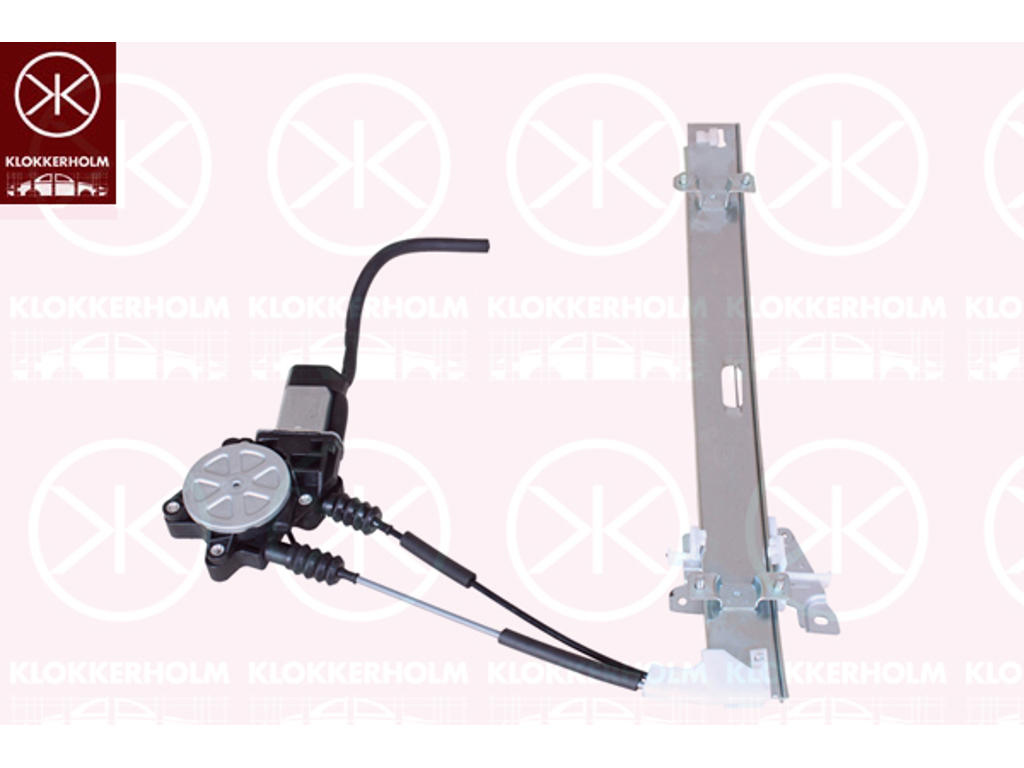 Window Regulator, with electric motor, Electric, Right Front