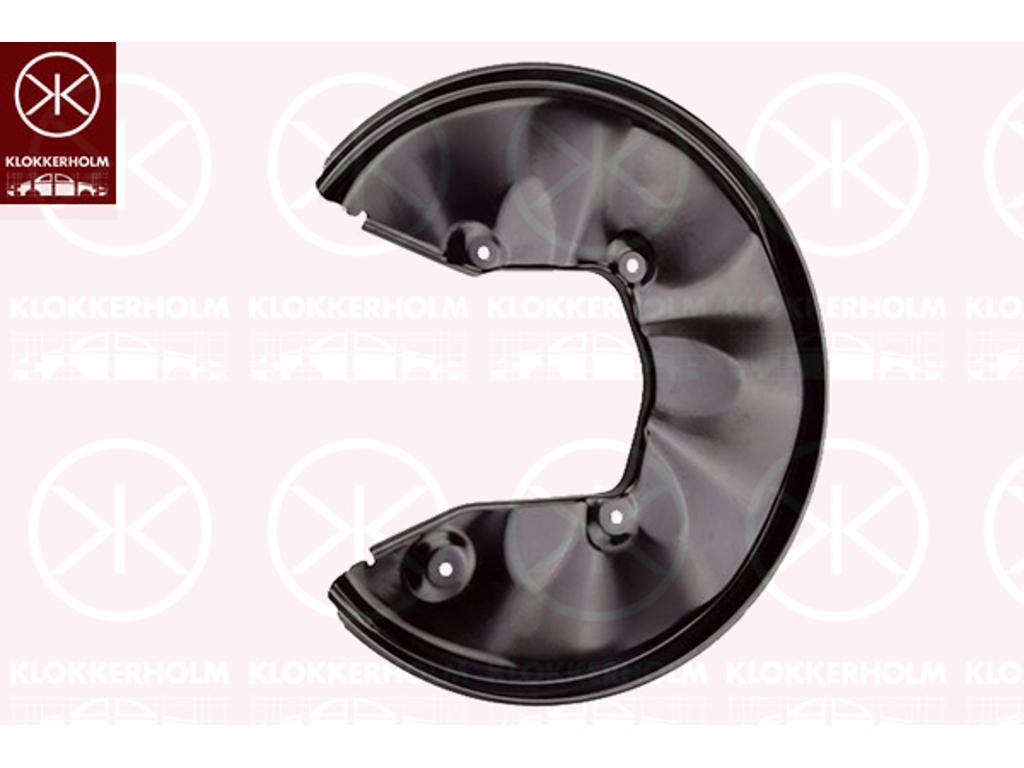 Bromssköld, Bakaxel höger, för bromsskivediameter [mm]: 302, Girling, TRW