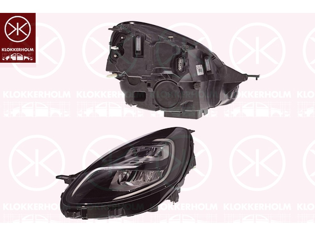 Headlight, Left, LED, with daytime running light (LED), with motor for headlamp levelling, Valeo