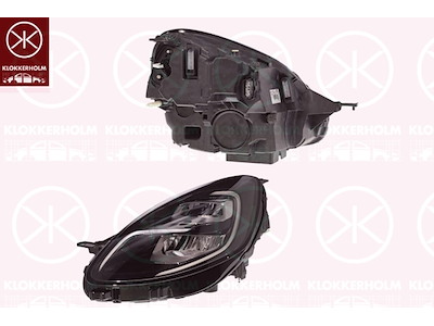 Headlight, Left, LED, with daytime running light (LED), with motor for headlamp levelling, Valeo