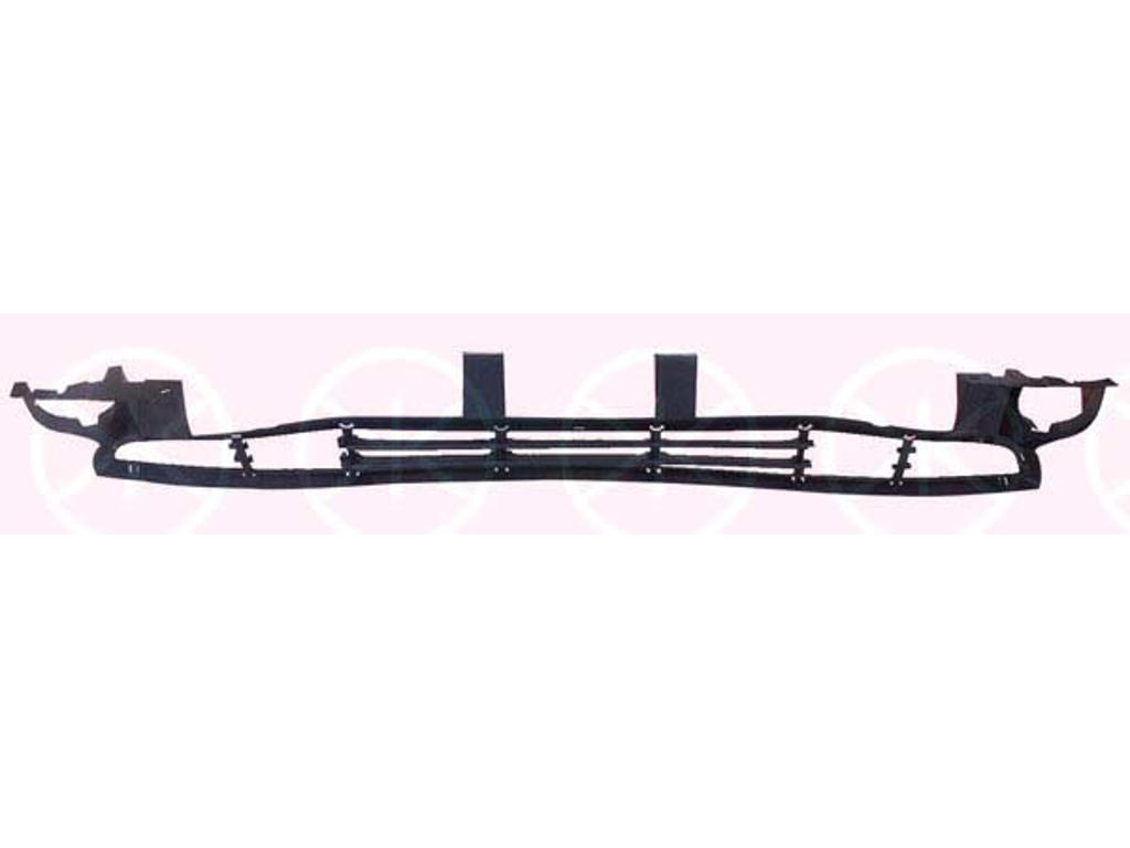 Ventilation Grille, bumper, Front, black, Centre Section