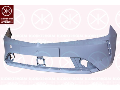 Bumper, w/primer, Front, with hole(s) for park distance control