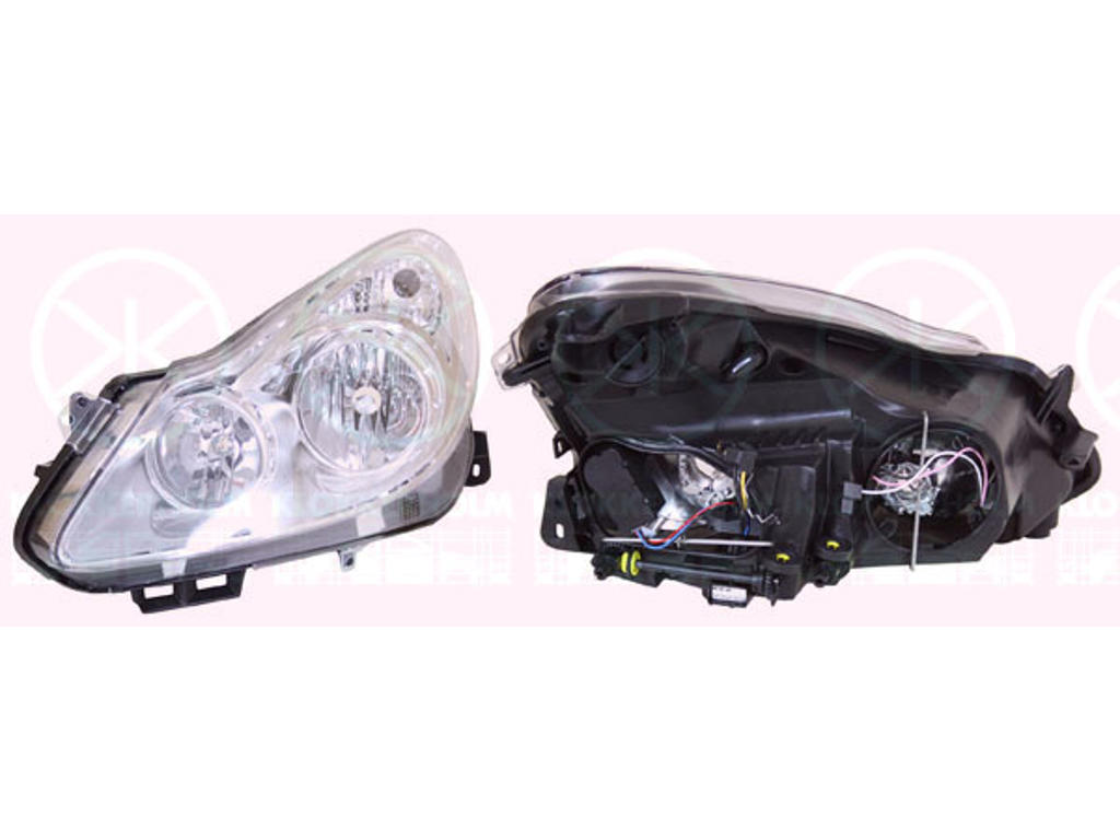 Headlight, Right, Illuminance [lx]: 17.5, H7/H1, without motor for headlamp levelling
