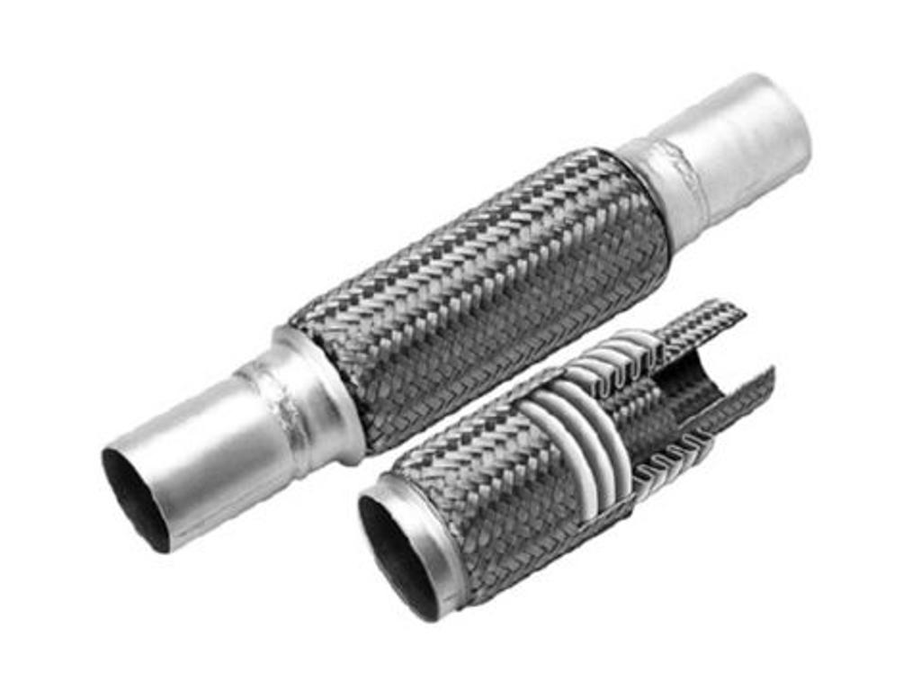 Flexrör, avgassystem, Diameter (mm): 45, Längd[mm]: 269, Längd över allt [mm]: 383, med anslutningsrör, Specifikation: Innerbraid