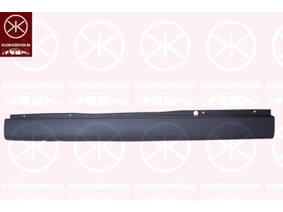 Bumper, Rear, dark grey, Plastic