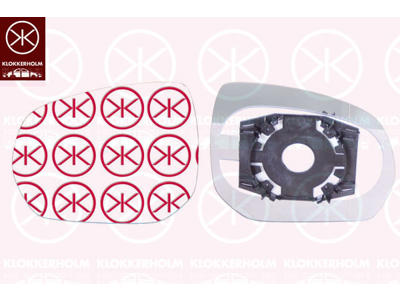 Mirror Glass, exterior mirror, Convex, Heatable, Left