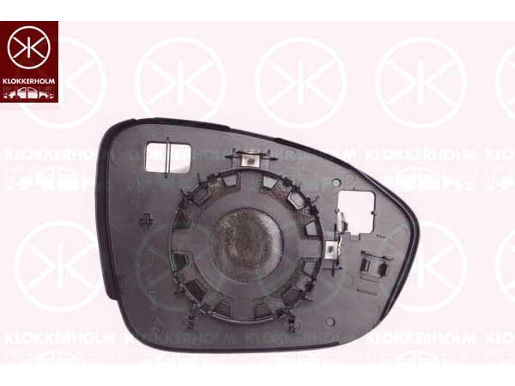 Mirror Glass, exterior mirror, Left, Convex
